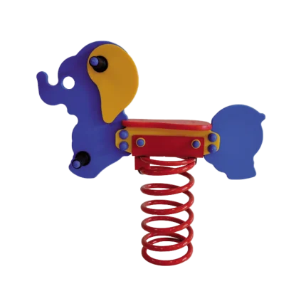 Gioco a molla Dumbo Montanalegno, realizzato in HDPE, ideale per parchi gioco