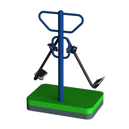 Attrezzi fitness Leg Swing Montanalegno, per esercizi mobilità degli arti inferiori, in acciaio, per palestre outdoor
