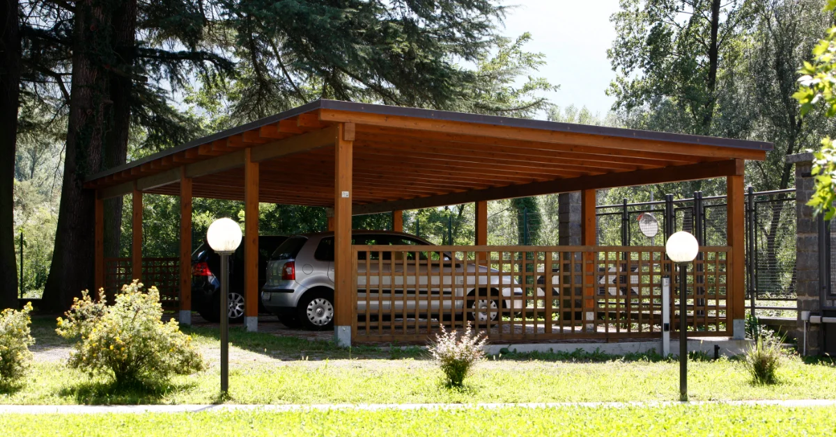 Perché scegliere un carport in legno?